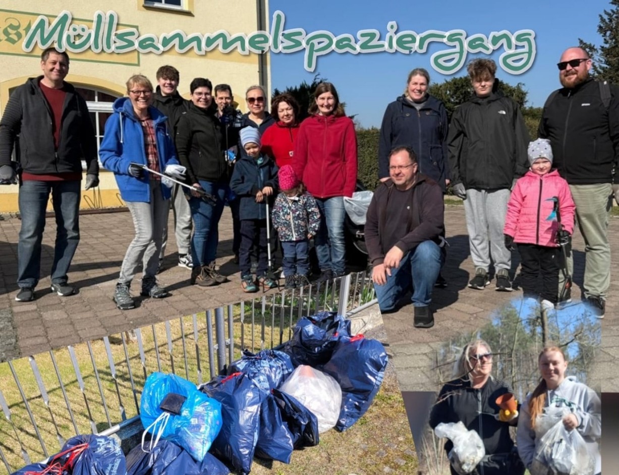 Müllsammelspaziergang
