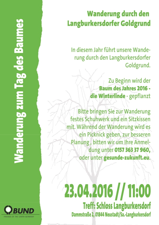 Wanderung zum Tag des Baumes 2016